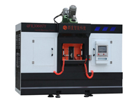 Six-station seven-axis vertical rotary modular machine tool