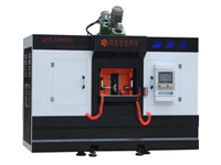 Six-station eight-axis vertical rotary modular machine tool